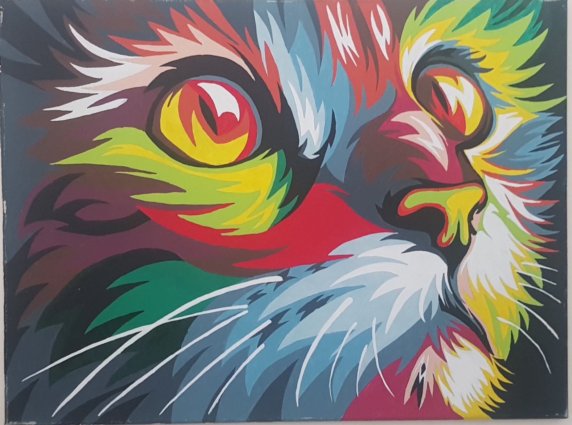 Rainbow cat Artchic