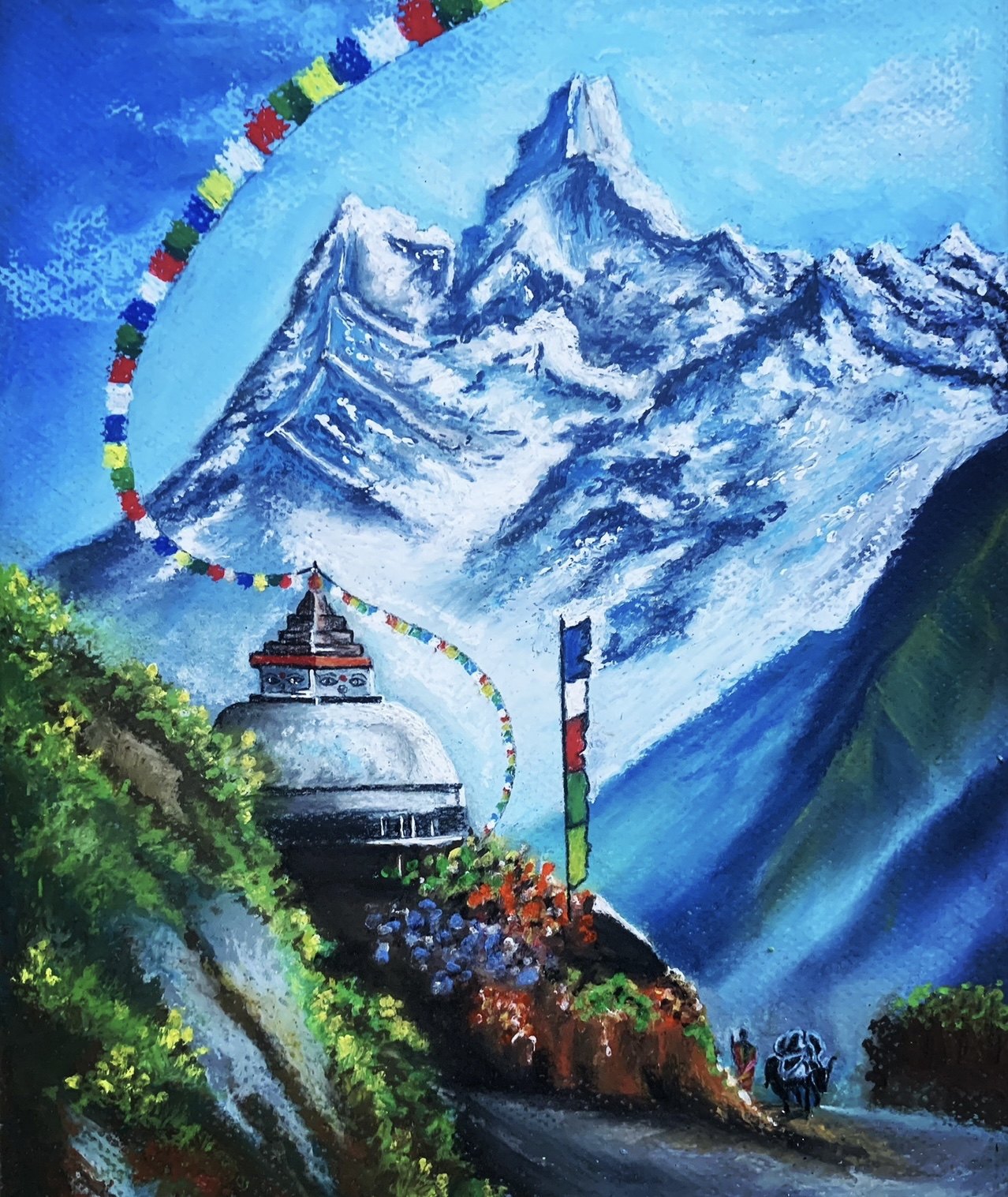 Snowy Mountain Artchic